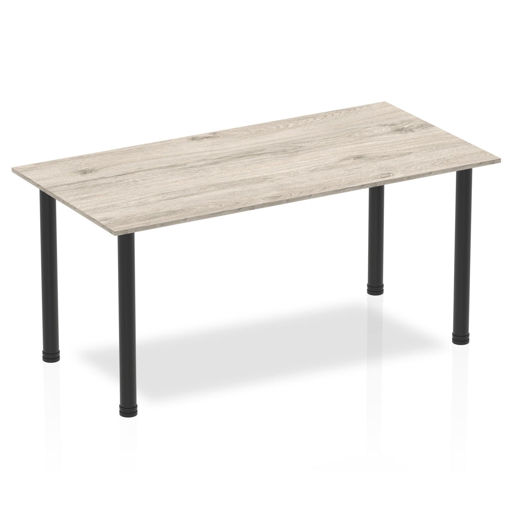 Impulse Straight Table with Post Leg - Quality Office Furniture