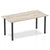 Impulse Straight Table with Post Leg - Quality Office Furniture