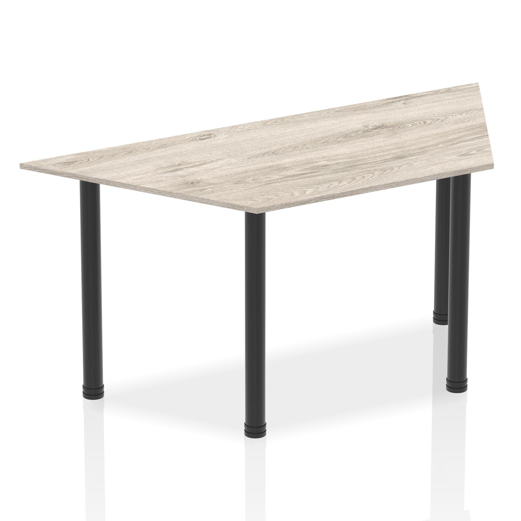 Impulse 1600mm Trapezium Table With Post Leg