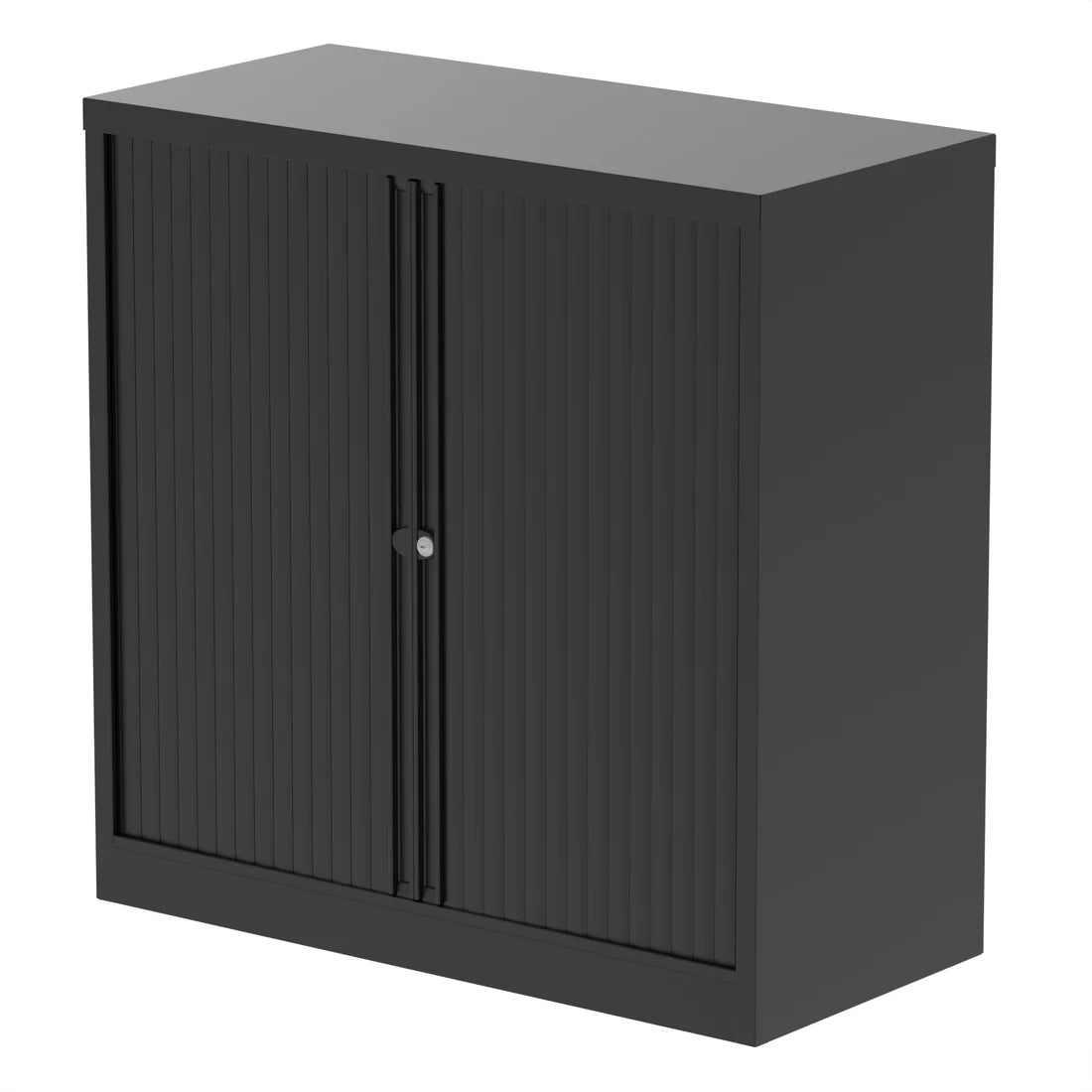 Qube by Bisley Tambour Cupboard (Available in 2 Sizes)