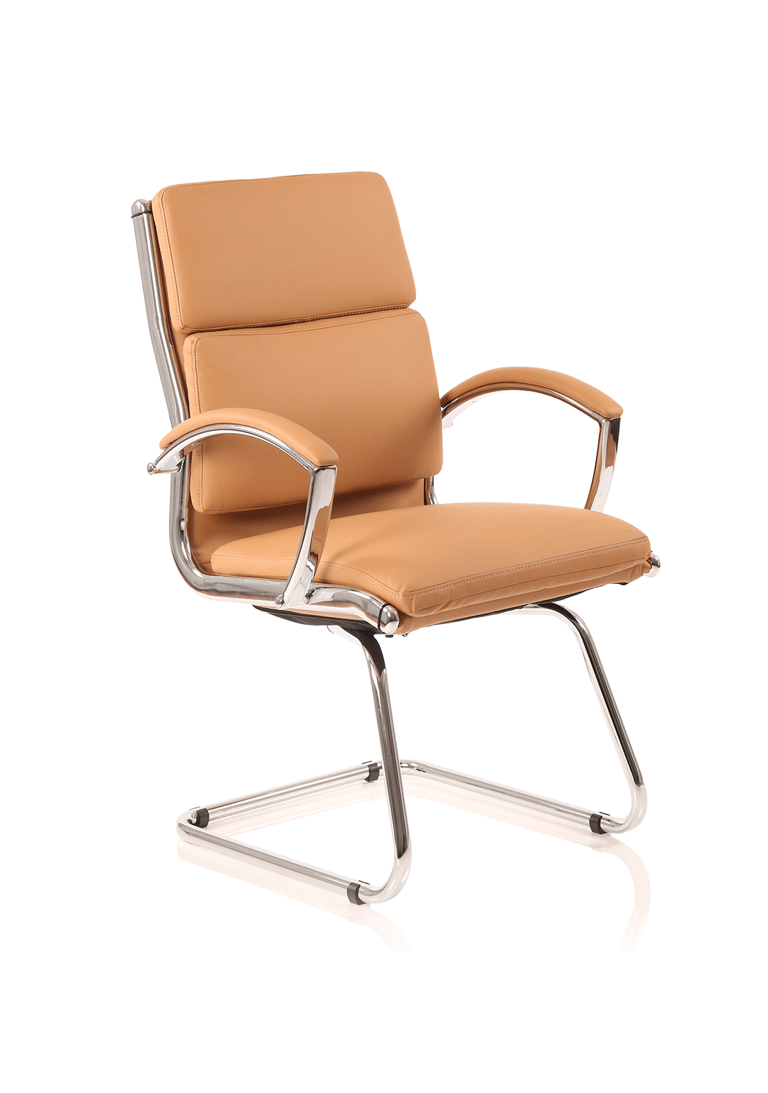 Classic Medium Back Cantilever Visitor Chair with Arms