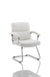 Desire Medium Back Leather Cantilever Visitor Chair with Arms