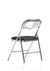 Sicily Black Polyurethane Folding Chair