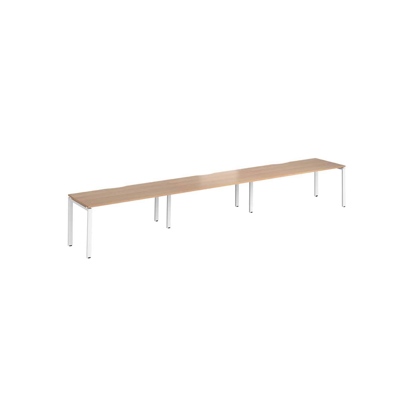 3 Person Single Row Bench Desk W1000mm x D600mm x H740mm
