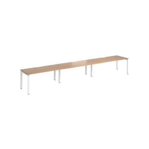 MADE TO ORDER 3 Person Single Row Bench Desk W1000mm x D600mm x H740mm