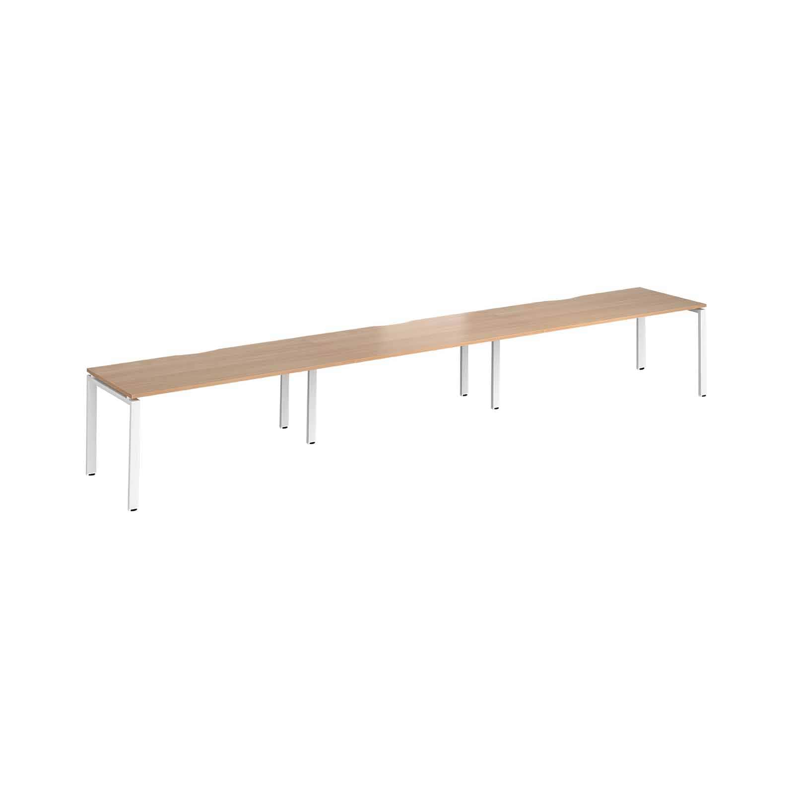 MADE TO ORDER 3 Person Single Row Bench Desk W1000mm x D600mm x H740mm