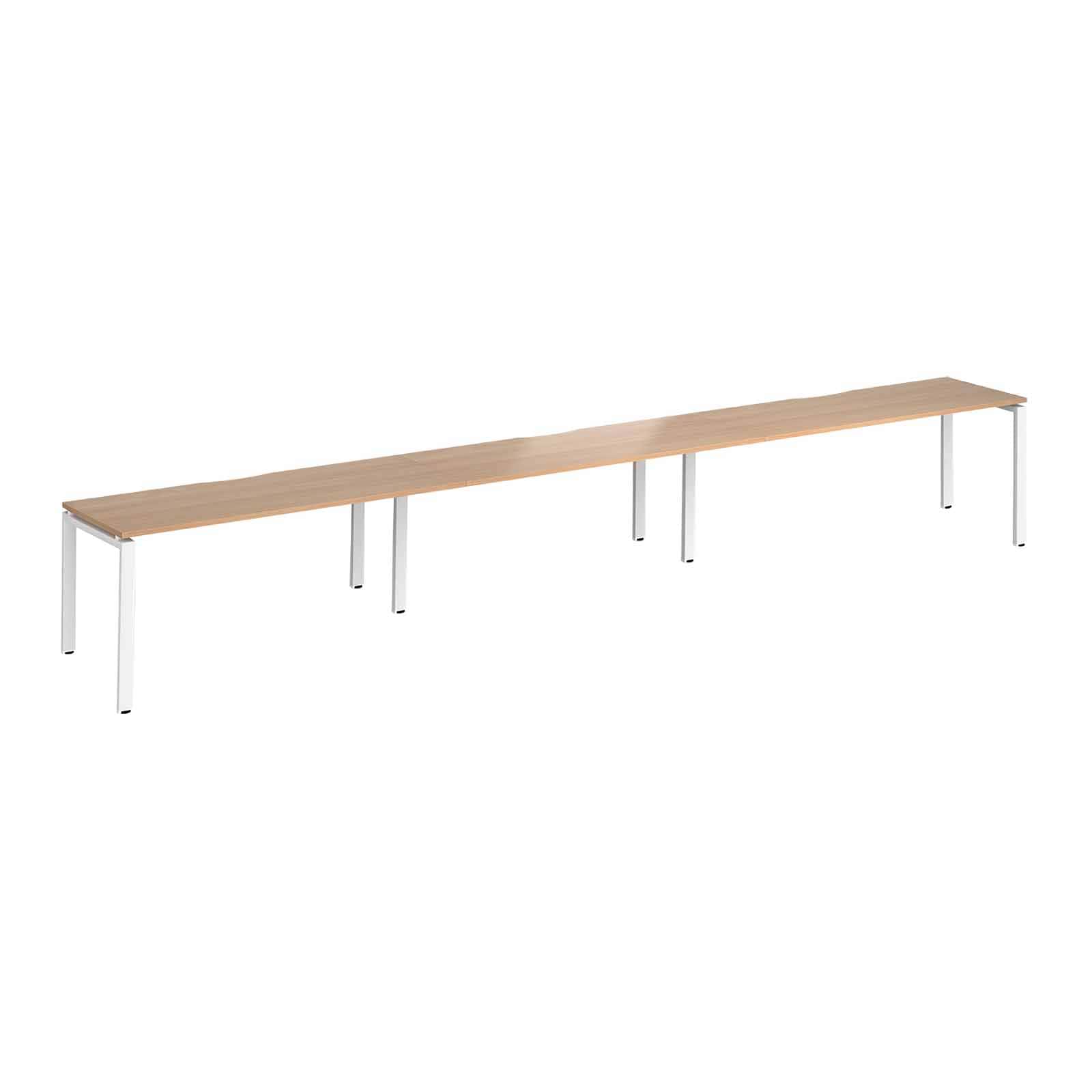 MADE TO ORDER 3 Person Single Row Bench Desk W1000mm x D600mm x H740mm
