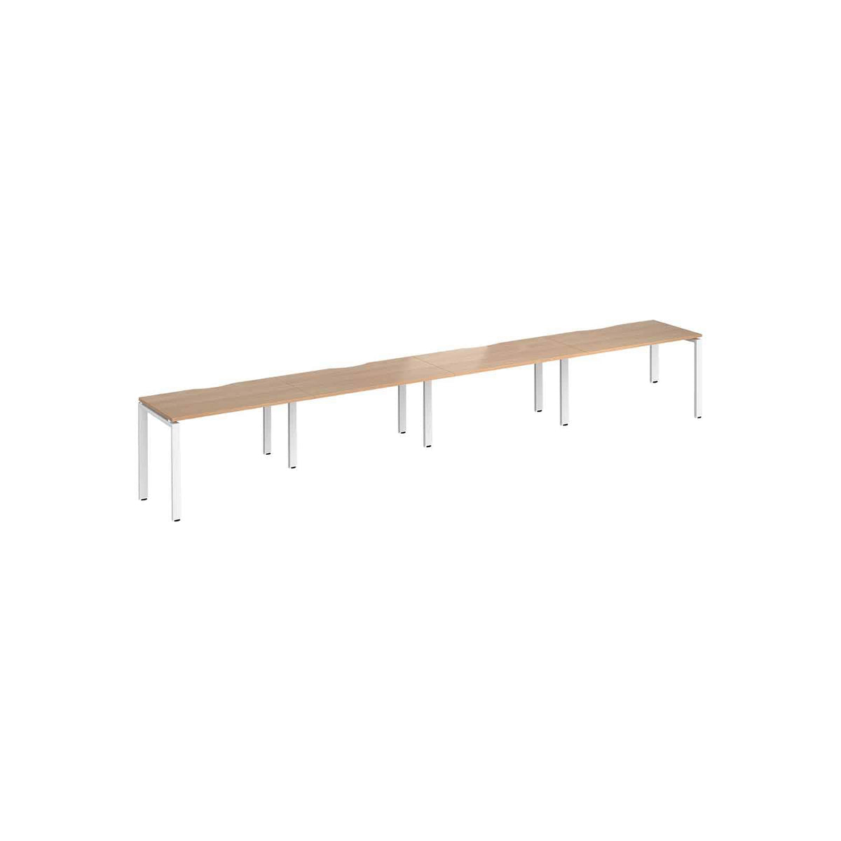 4 Person Single Row Bench Desk W1000mm x D600mm x H740mm