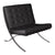 Valencia - Contemporary Oversized Leather Faced Reception Chair with Classic Button Design