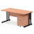 Impulse 1600mm Cantilever Straight Desk With Mobile Pedestal