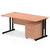 Impulse 1600mm Cantilever Straight Desk With Mobile Pedestal