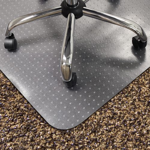 Lipped Studded Chair Mat for Carpet/Hardwood Floor