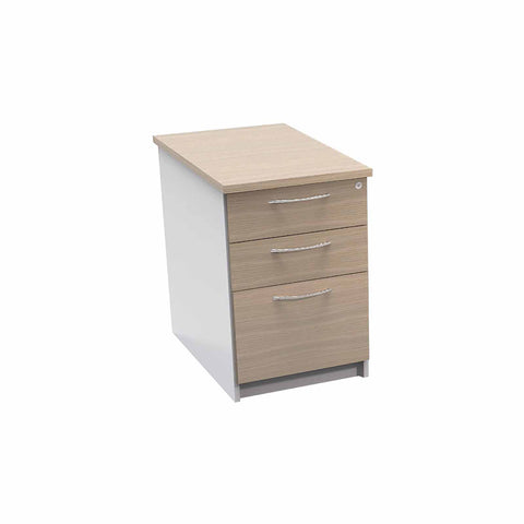 Desk Height 3 Drawer Pedestal Slim W320 x D600 x H740mm