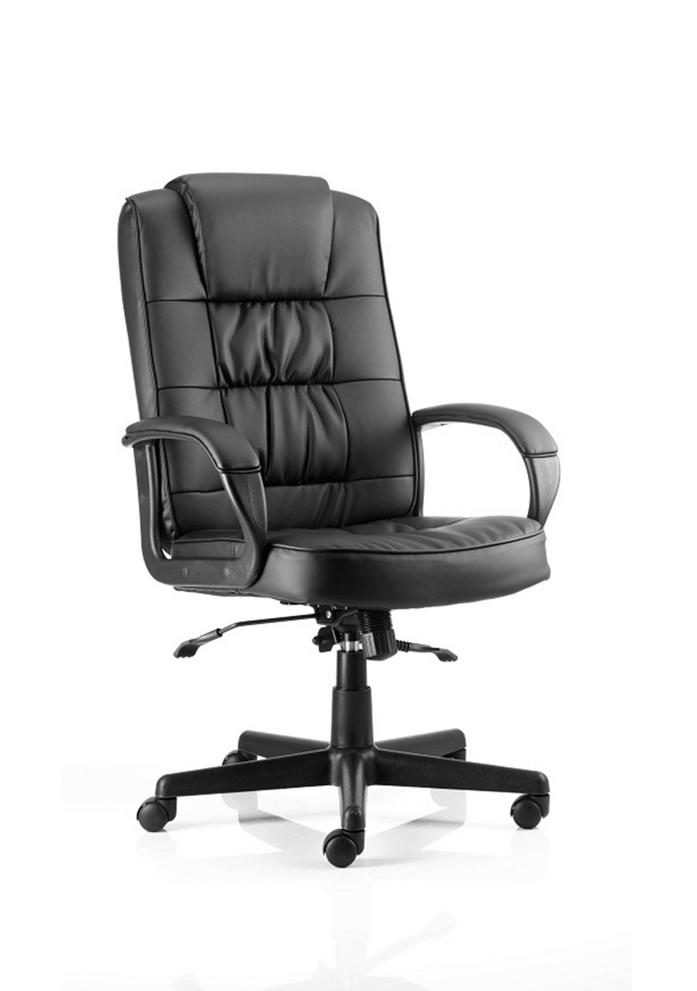 Moore High Back Black Executive Office Chair with Arms