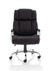 Texas High Back Heavy Duty Executive Black Leather Office Chair with Arms