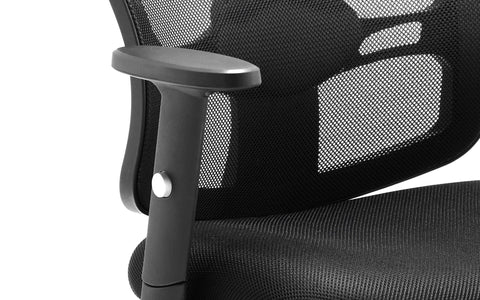 Portland Mesh Back Cantilever Visitor Chair with Arms