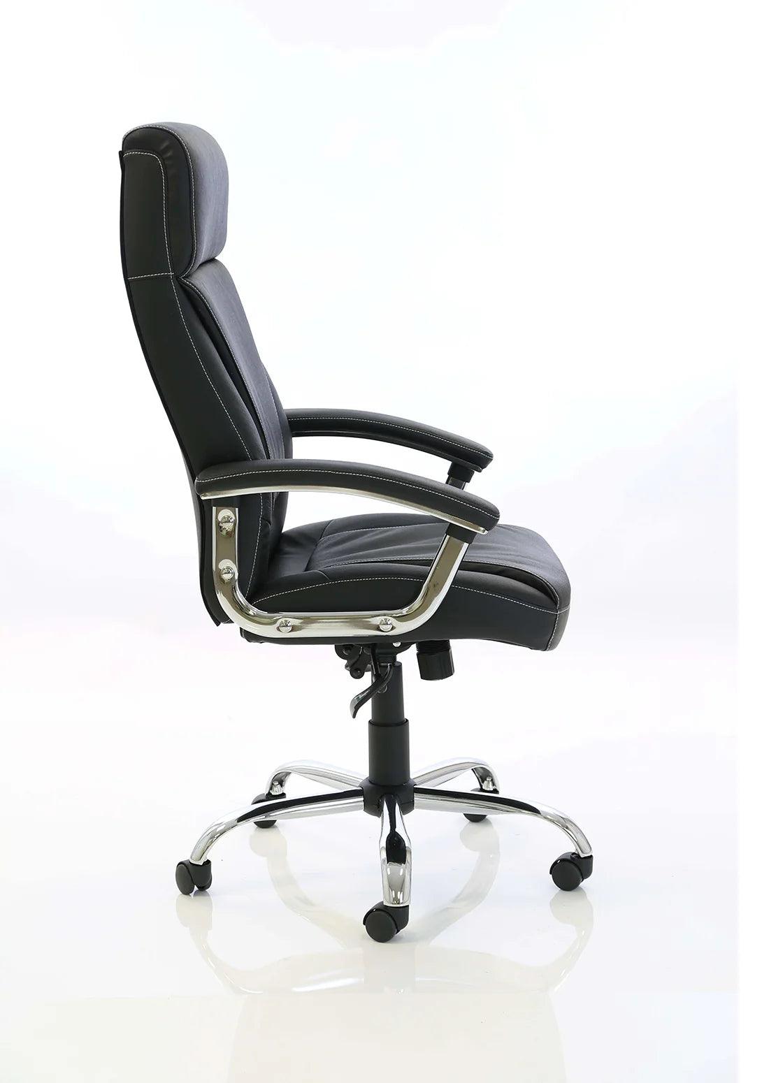 Penza High Back Executive Leather Office Chair with Arms