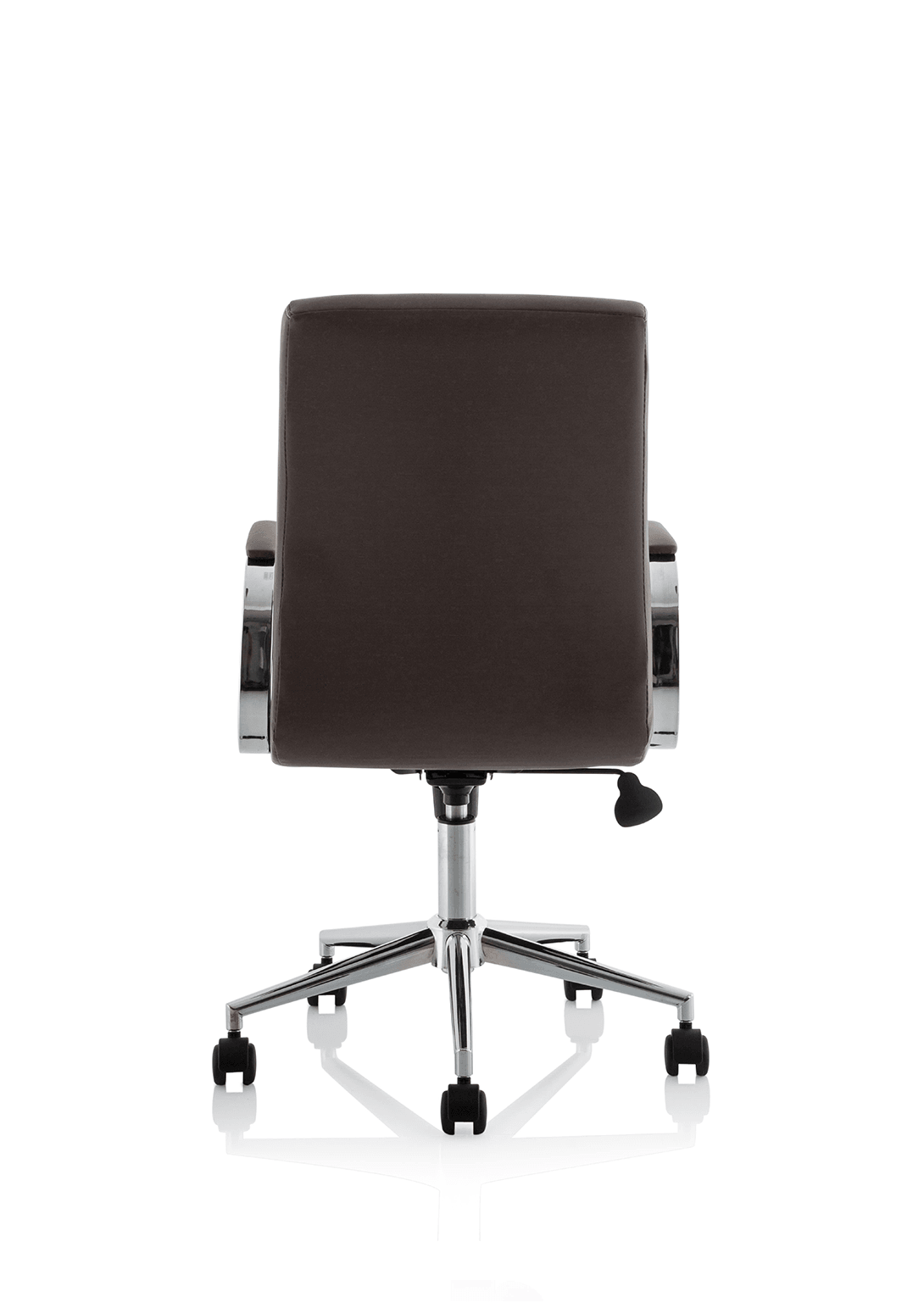 Ezra Medium Back Leather Executive Office Chair with Arms