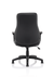 Winsor Medium Back Executive Black Leather Office Chair with Arms