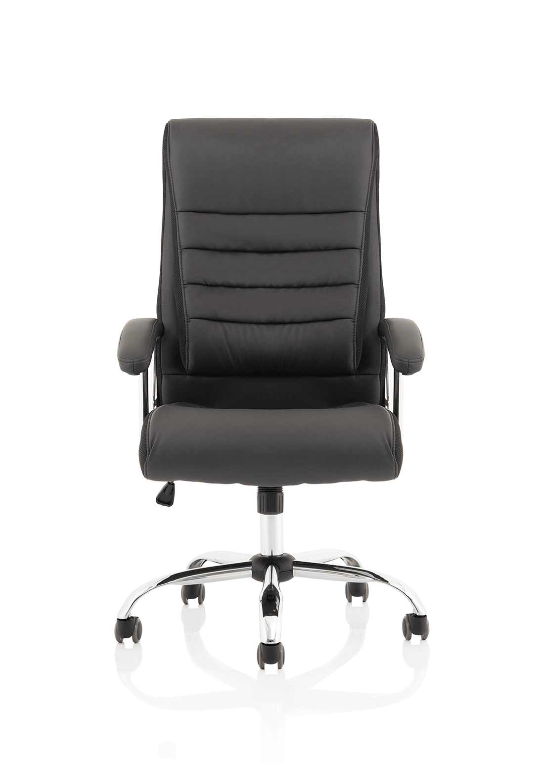 Dallas High Back Black Leather Executive Office Chair with Arms