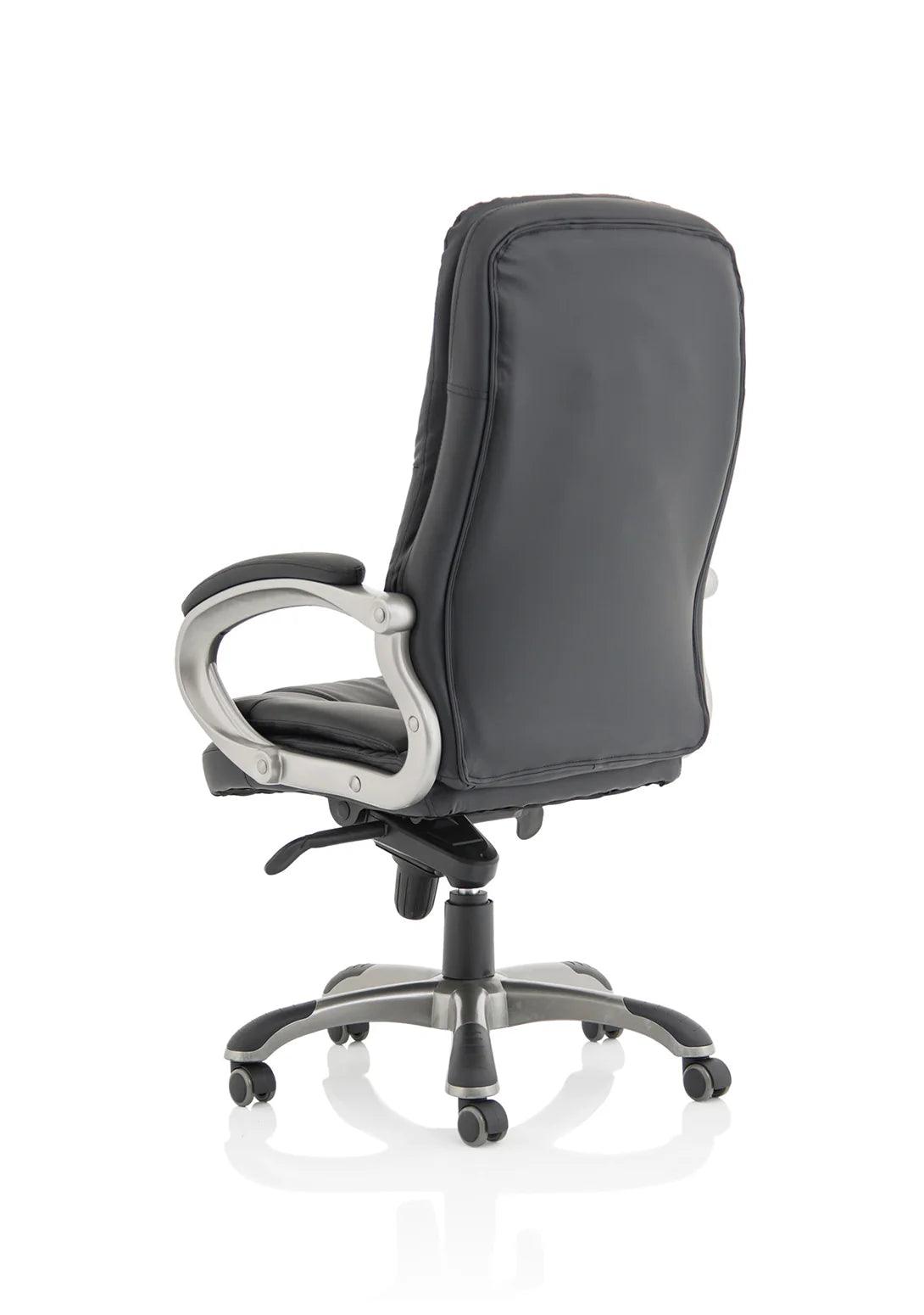 Oscar High Back Black Executive Office Chair with Arms