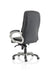 Oscar High Back Black Executive Office Chair with Arms