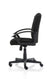 Bella Medium Back Black Bonded Leather Executive Office Chair with Arms