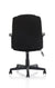 Bella Medium Back Black Bonded Leather Executive Office Chair with Arms