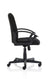 Bella Medium Back Black Bonded Leather Executive Office Chair with Arms