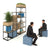 Flux modular storage single cube seat - made to order