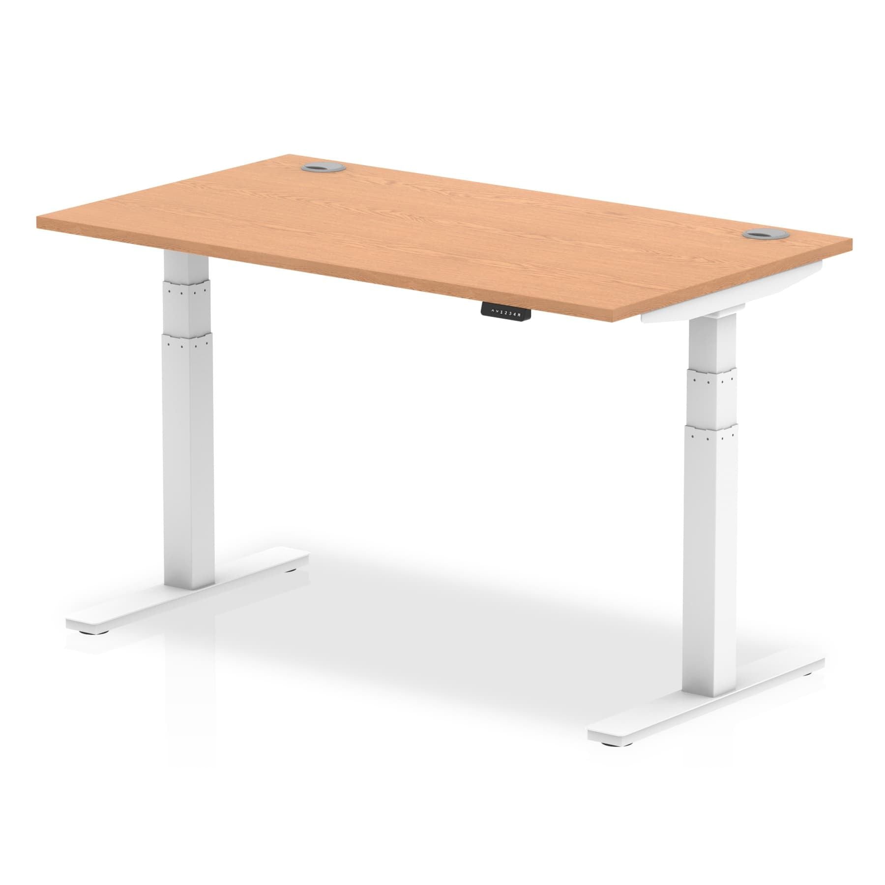 Air Height Adjustable Desk With Cable Ports