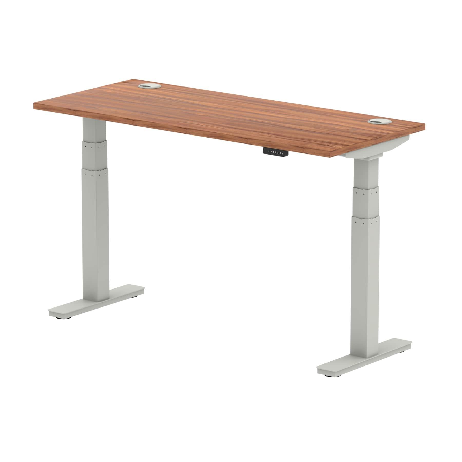 Air Height Adjustable Slimline Desk With Cable Ports