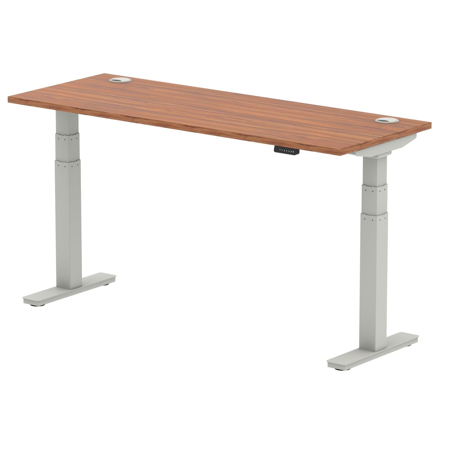 Air Height Adjustable Slimline Desk With Cable Ports