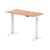 Air Height Adjustable Slimline Desk With Cable Ports