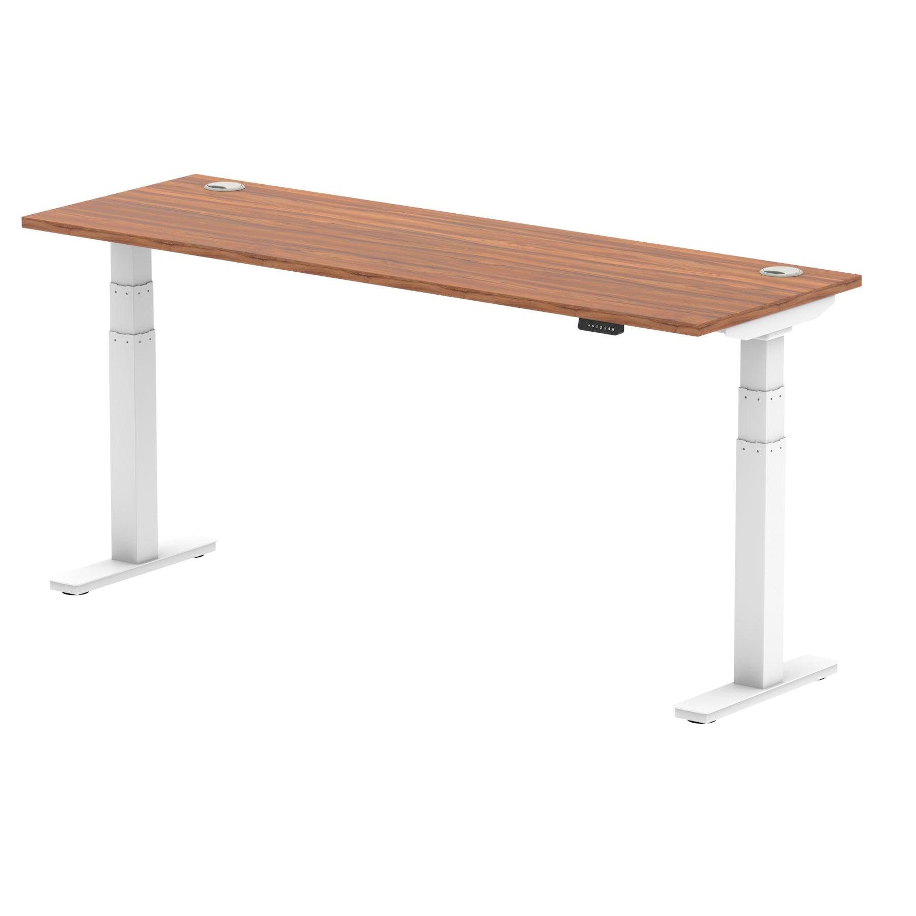 Air Height Adjustable Slimline Desk With Cable Ports