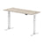 Air Height Adjustable Slimline Desk With Cable Ports