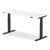 Air Height Adjustable Slimline Desk With Cable Ports