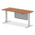 Air Height Adjustable Desk without Cable Ports with Steel Modesty Panel