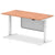 Air Height Adjustable Desk without Cable Ports with Steel Modesty Panel