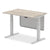 Air Height Adjustable Desk without Cable Ports with Steel Modesty Panel