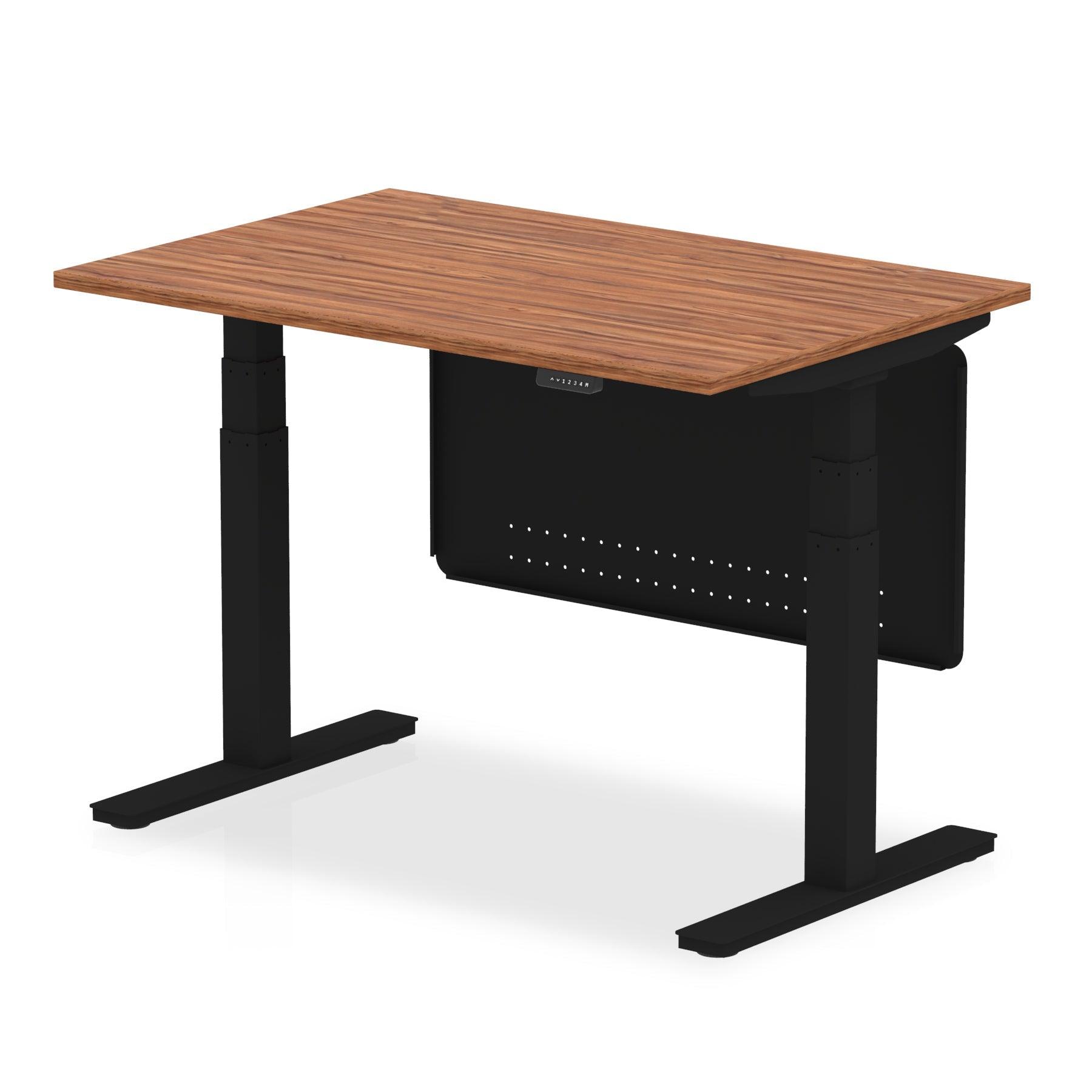 Air Height Adjustable Desk without Cable Ports with Steel Modesty Panel