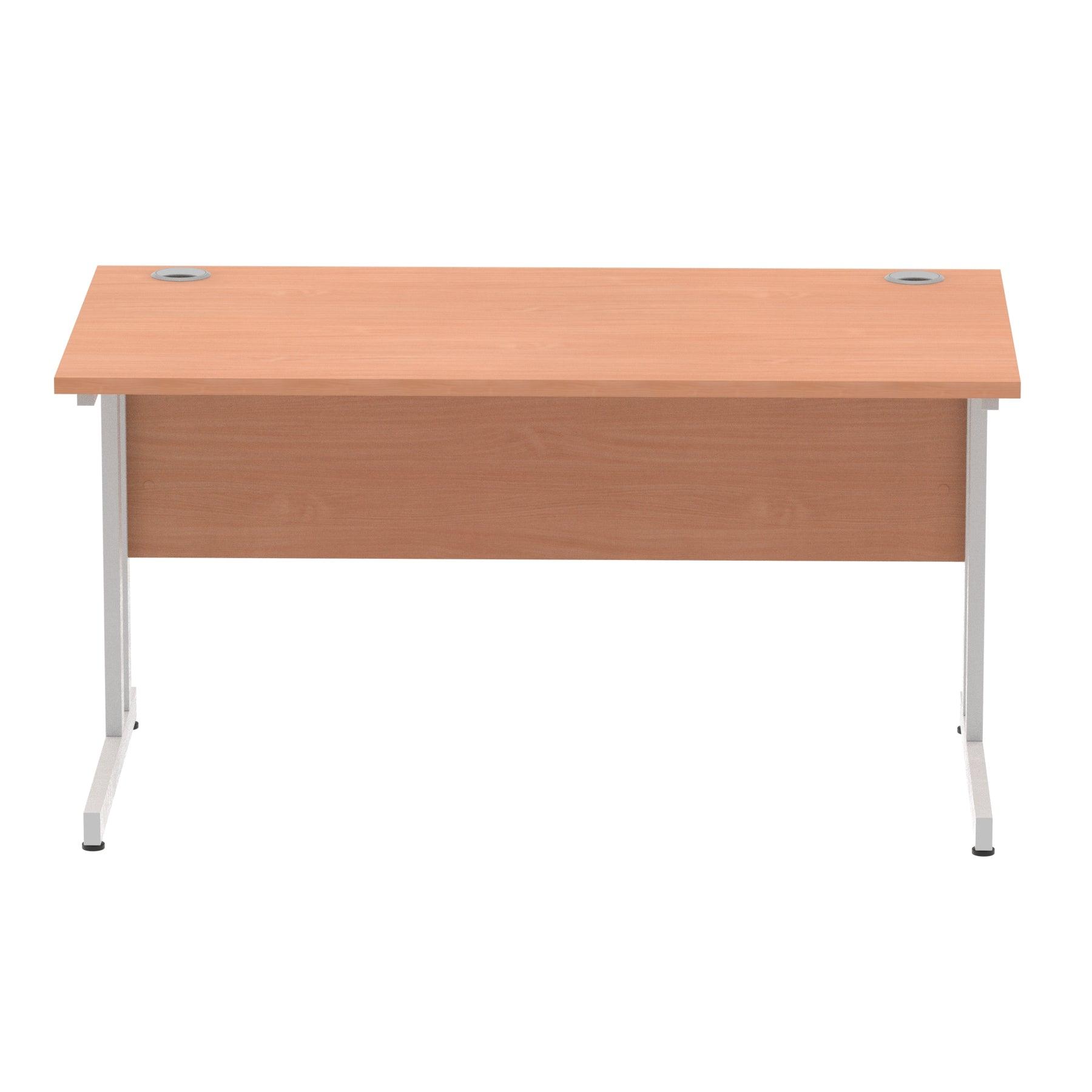 Impulse 1400mm Straight Desk Cantilever Leg