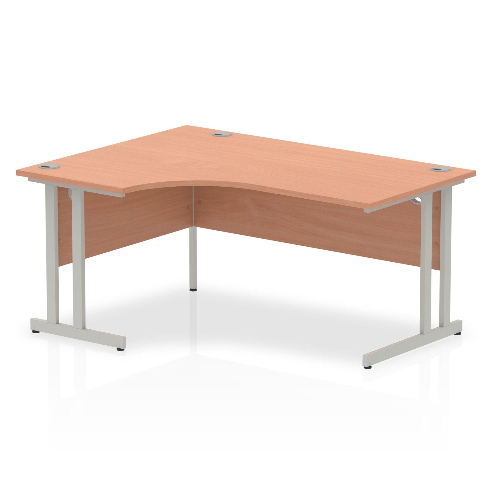 Impulse 1600mm Left Crescent Desk Cantilever Leg