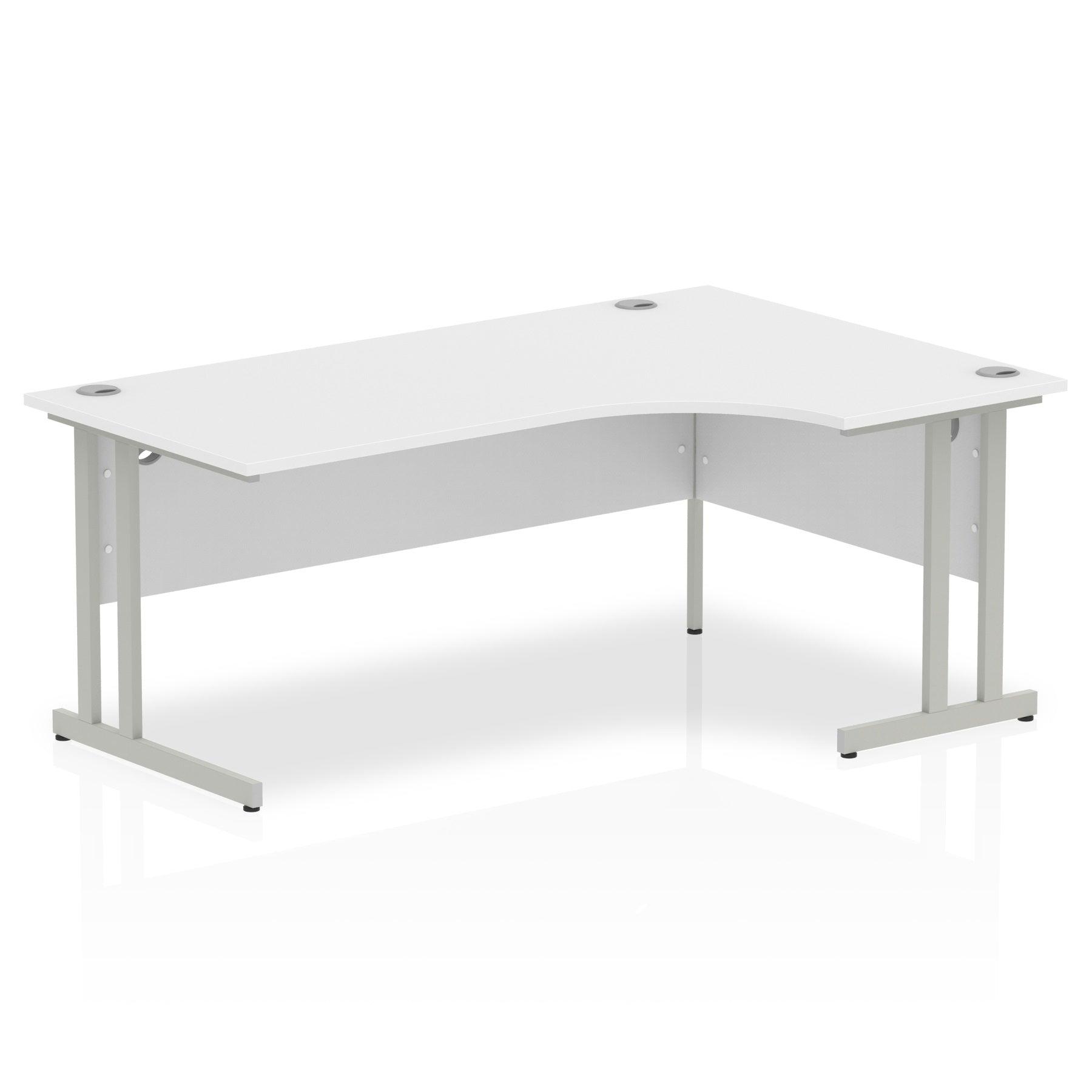 Impulse 1800mm Right Crescent Desk Cantilever Leg