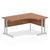 Impulse 1600mm Right Crescent Desk Cantilever Leg