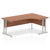 Impulse 1800mm Right Crescent Desk Cantilever Leg