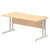 Impulse 1600mm Straight Desk Cantilever Leg