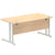 Impulse 1600mm Straight Desk Cantilever Leg