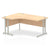 Impulse 1600mm Left Crescent Desk Cantilever Leg