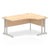 Impulse 1600mm Right Crescent Desk Cantilever Leg